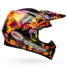 Load image into Gallery viewer, Bell Moto-9S Flex Helmet - Tagger Tropical Fever Gloss Yellow/Orange