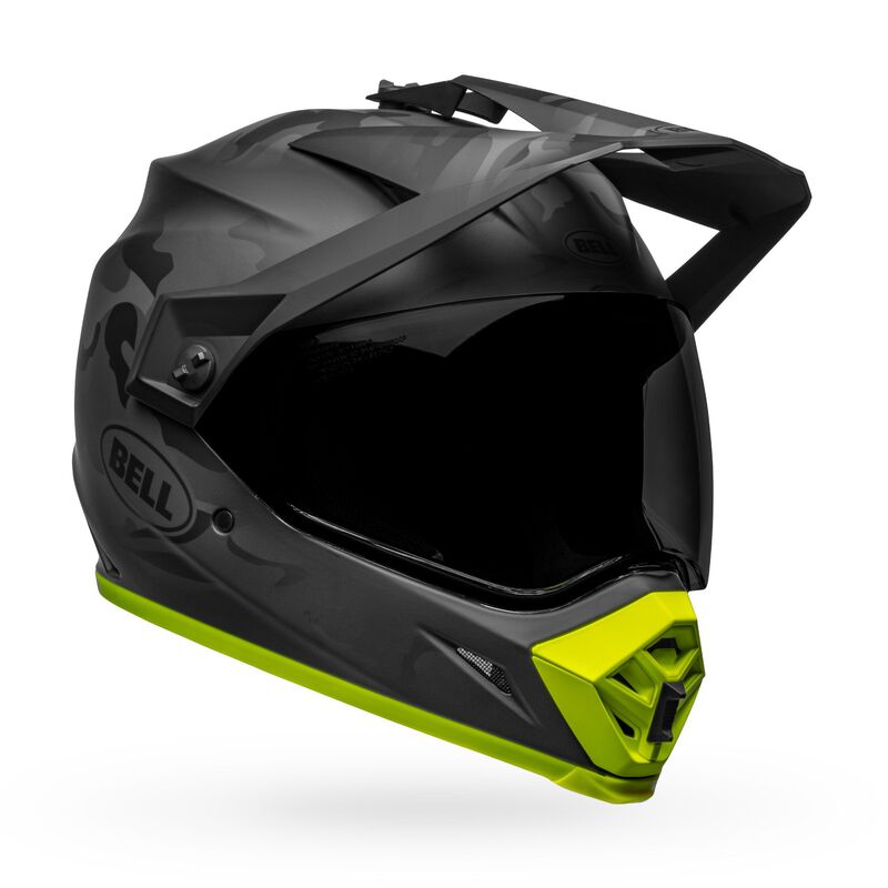 Bell MX-9 Adventure MIPS Helmet - Stealth Camo Matt Black/Hi-Viz