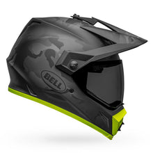 Load image into Gallery viewer, Bell MX-9 Adventure MIPS Helmet - Stealth Camo Matt Black/Hi-Viz