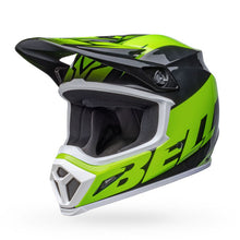 Load image into Gallery viewer, Bell MX-9 MIPS Helmet - Disrupt Black/Green