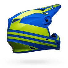 Load image into Gallery viewer, Bell MX-9 MIPS Disrupt Helmet - Matt Classic Blue/Hi-Viz Yellow