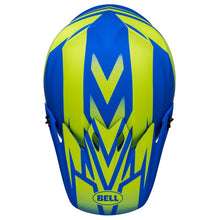 Load image into Gallery viewer, Bell MX-9 MIPS Disrupt Helmet - Matt Classic Blue/Hi-Viz Yellow