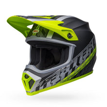 Load image into Gallery viewer, Bell MX-9 MIPS Helmet - Offset Matt Black/Hi-Viz Yellow