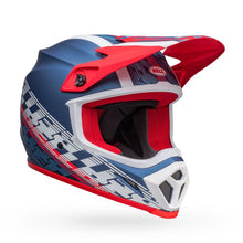 Load image into Gallery viewer, Bell MX-9 MIPS Helmet - Offset Matte Metallic Blue/White