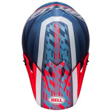 Load image into Gallery viewer, Bell MX-9 MIPS Helmet - Offset Matte Metallic Blue/White