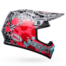 Load image into Gallery viewer, BELL MX-9 MIPS Helmet - Tagger Splatter Bright Red/Grey