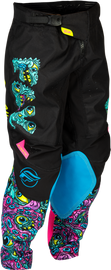 Fly Racing 2026 Kinetic MX Mutant Youth Pants - Black/Multi