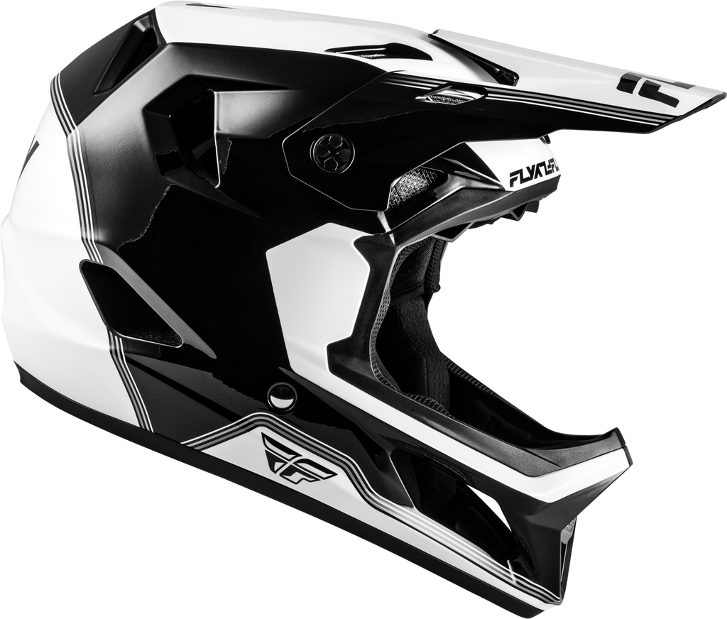 Fly Racing Rayce MTB Repeat Helmet - Black/White