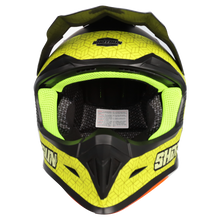 Load image into Gallery viewer, RXT SG-1 Ultra+ Shotgun Prism Matte Black/Grey/Yellow Helmet
