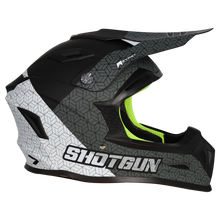 Load image into Gallery viewer, RXT SG-1 Ultra+ Shotgun Prism Matte Black/Grey/White Helmet