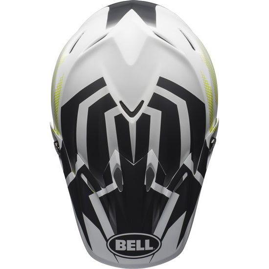 Bell Helmets Moto-9 MIPS Visor District White/Black/Green