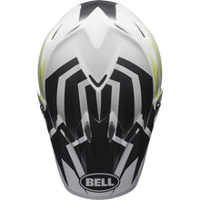 Load image into Gallery viewer, Bell Helmets Moto-9 MIPS Visor District White/Black/Green