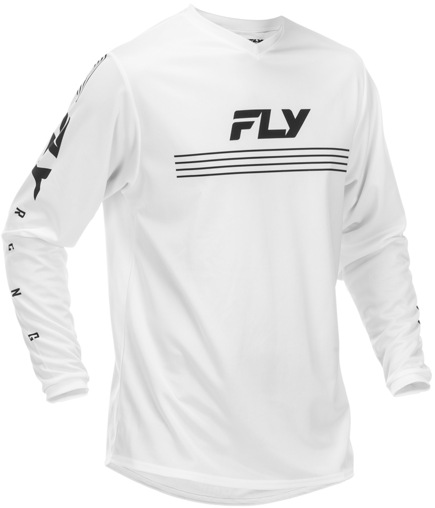 Fly Racing Legacy 2026 Universal MTB Jersey - White/Black
