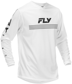 Fly Racing Legacy 2026 Universal MTB Jersey - White/Black