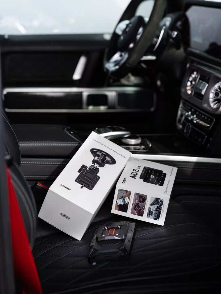 Chigee Suction Cup Quick Release Car Mount Kit - Black