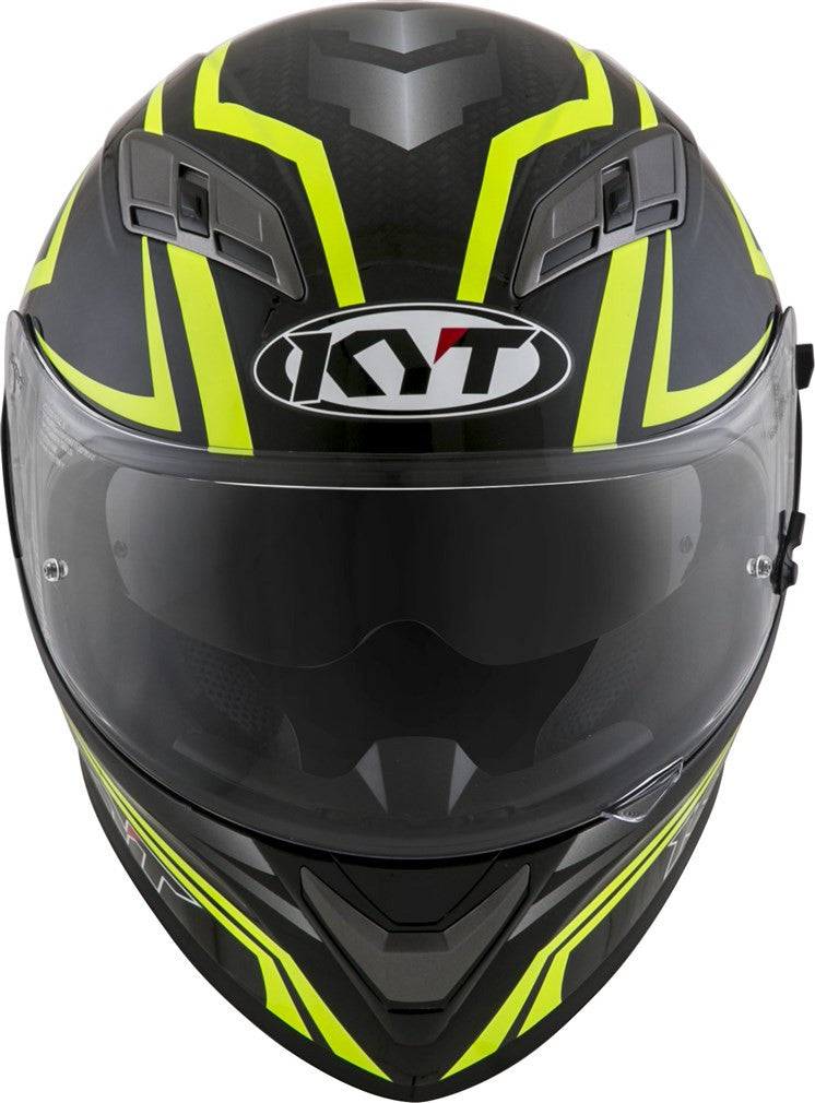 KYT Falcon 2 Essential Helmet - Yellow Fluro