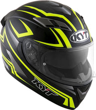 Load image into Gallery viewer, KYT Falcon 2 Essential Helmet - Yellow Fluro