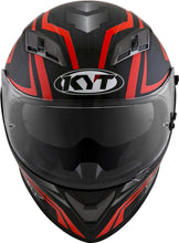 Load image into Gallery viewer, KYT Falcon 2 Essential Helmet - Red Fluro