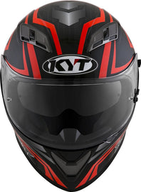 KYT Falcon 2 Essential Helmet - Red Fluro