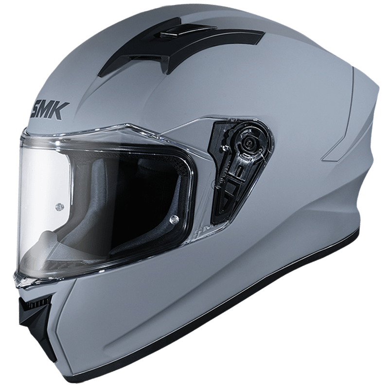 SMK Stellar Solid (MA600) Full Face Helmet - Matt Nardo Grey