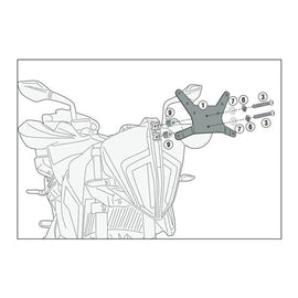 Givi Windshield Fit Kit Only Ktm Adv '19>