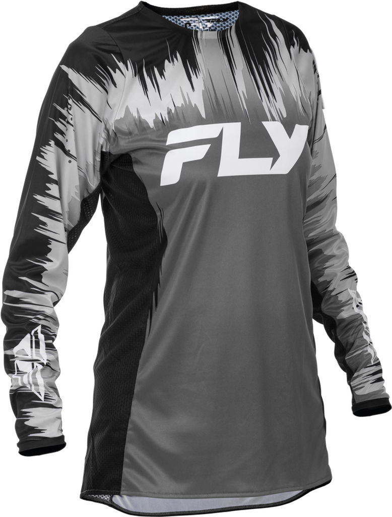 Fly Racing 2026 Women's Lite MX Jersey - Black/Grey/White