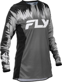Fly Racing 2026 Women's Lite MX Jersey - Black/Grey/White