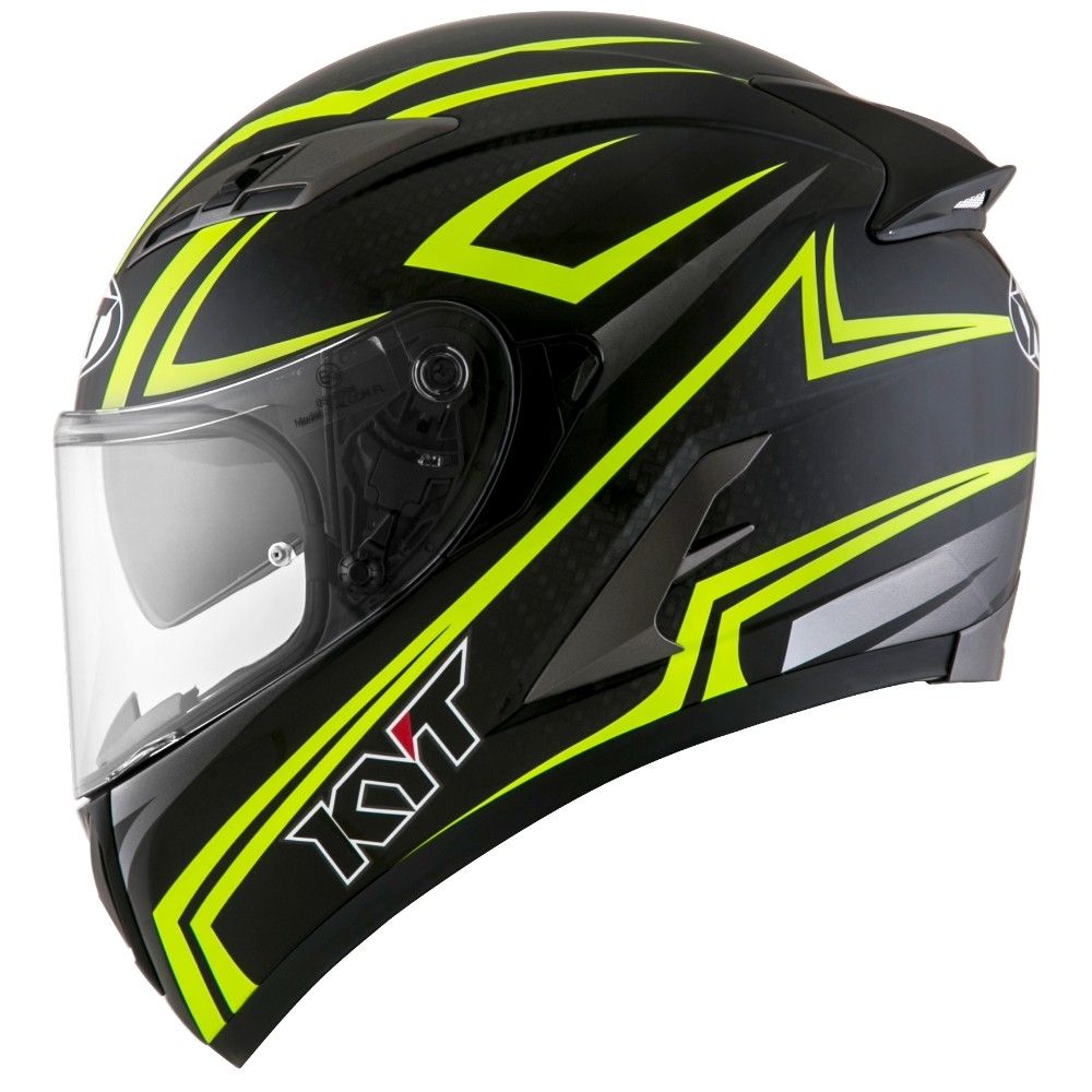 KYT Falcon 2 Essential Helmet - Yellow Fluro