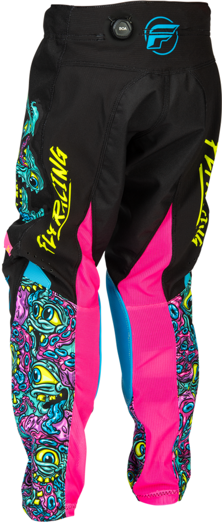 Fly Racing 2026 Kinetic MX Mutant Youth Pants - Black/Multi