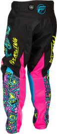 Fly Racing 2026 Kinetic MX Mutant Youth Pants - Black/Multi