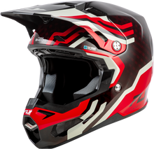 Load image into Gallery viewer, Fly Racing Formula S Carbon Byte Helmet - Red Carbon/Red/Grey