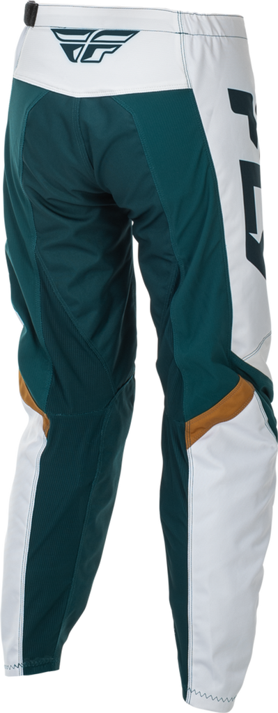 Fly Racing 2026 F-16 MX Women's Pants - Teal/White/Gold