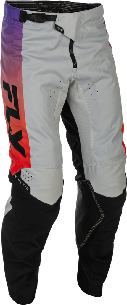 Fly Racing 2026 Kinetic MX Pants - Grey/Red/Purple/Black
