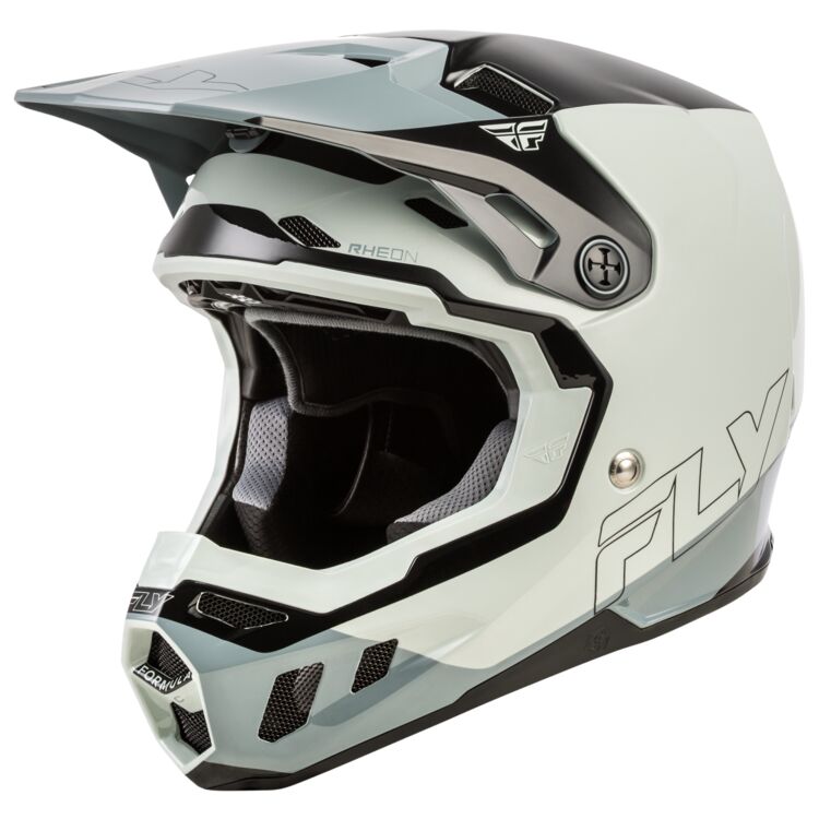 Fly Racing Formula CC Glide Helmet - Grey/Light Grey/Black