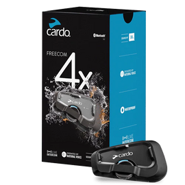 Cardo FREECOM 4X (JBL Audio) Bluetooth Intercom - Single