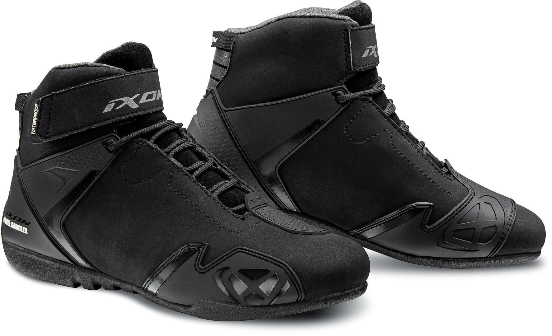 Ixon Gambler Waterproof Lady Boots - Black/Silver