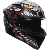 AGV K1 S Lyzard Helmet - Black/Grey/Red