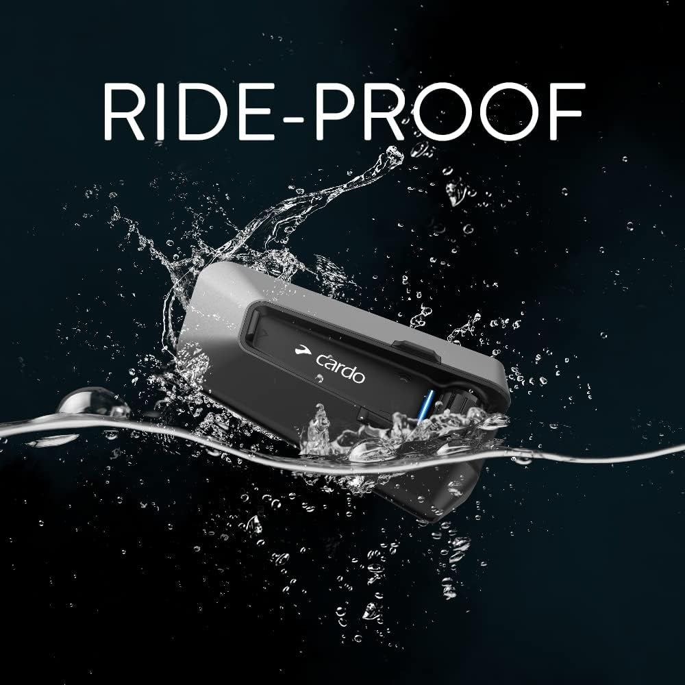 Cardo PACKTALK Edge Single Bluetooth Communication System