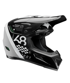 Thor 2026 Reflex Sport Riot Matte Black/White Helmet