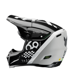 Thor 2026 Reflex Sport Riot Matte Black/White Helmet