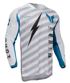 Thor 2025 Launchmode Air Raid White/Grey Jersey
