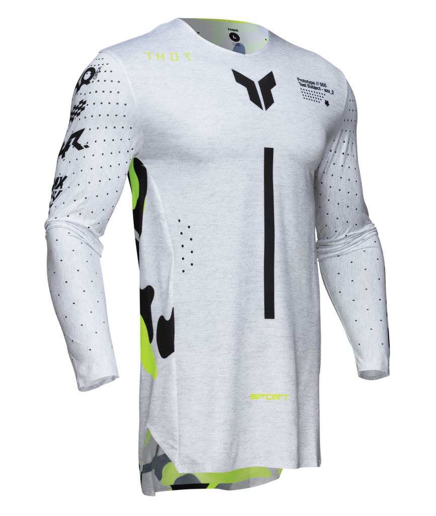 Thor 2025 Sportmode Riot White/Acid Jersey