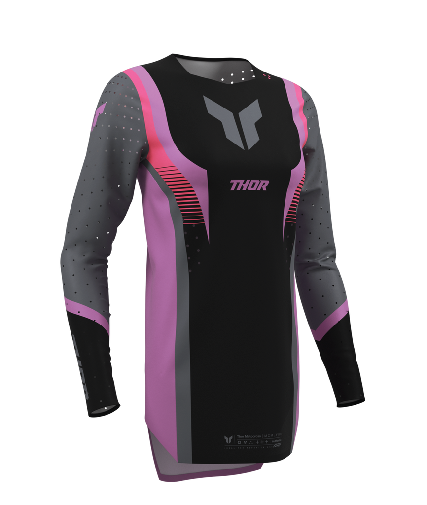 Thor 2026 Sportmode Velocity Black/Orchid Womens Jersey