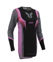 Load image into Gallery viewer, Thor 2026 Sportmode Velocity Black/Orchid Womens Jersey
