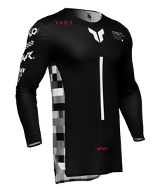 Thor 2025 Sportmode Riot Black/Red Jersey