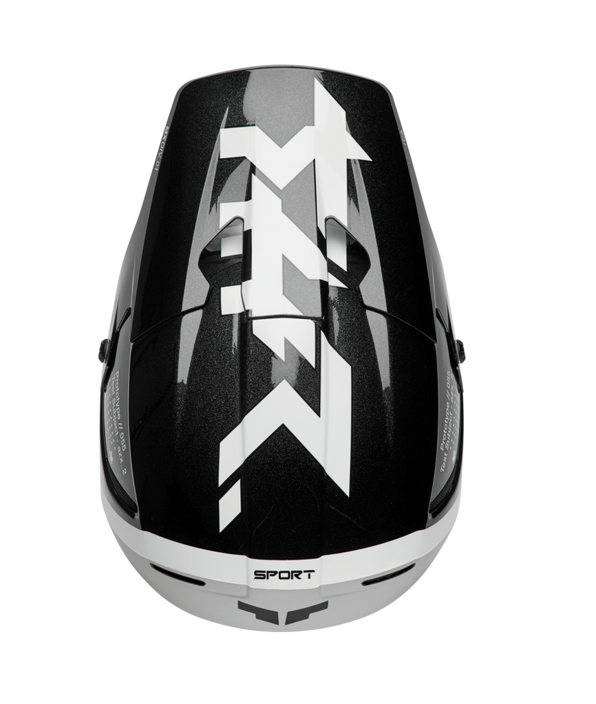 Thor 2026 Reflex Sport Riot Matte Black/White Helmet