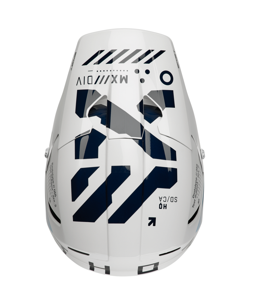 Thor 2026 Reflex Sport Strike Gloss Navy/Acid Helmet