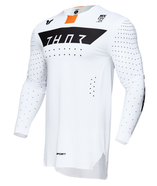 Thor 2025 Sportmode Rogue White/Orange Jersey