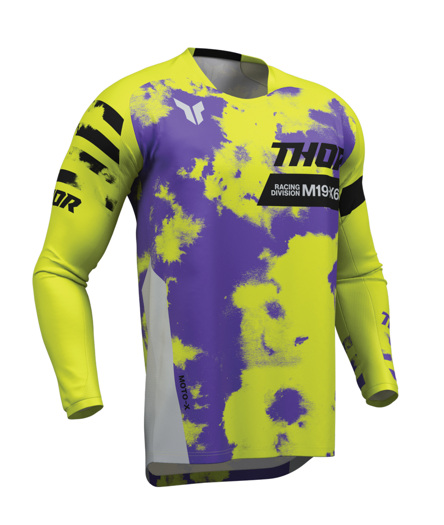 Thor 2026 Launchmode Bleach Grey/Acid Jersey