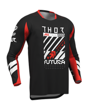 Load image into Gallery viewer, Thor 2026 Launchmode Futura Black/Red Jersey